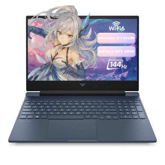 HP Victus 15.6" FHD 144Hz Gaming Laptop,Intel Core i7-13620H,64GB DDR4,4TB SSD,GeForce RTX 4060,Backlit Keyboard,Windows 11 Home