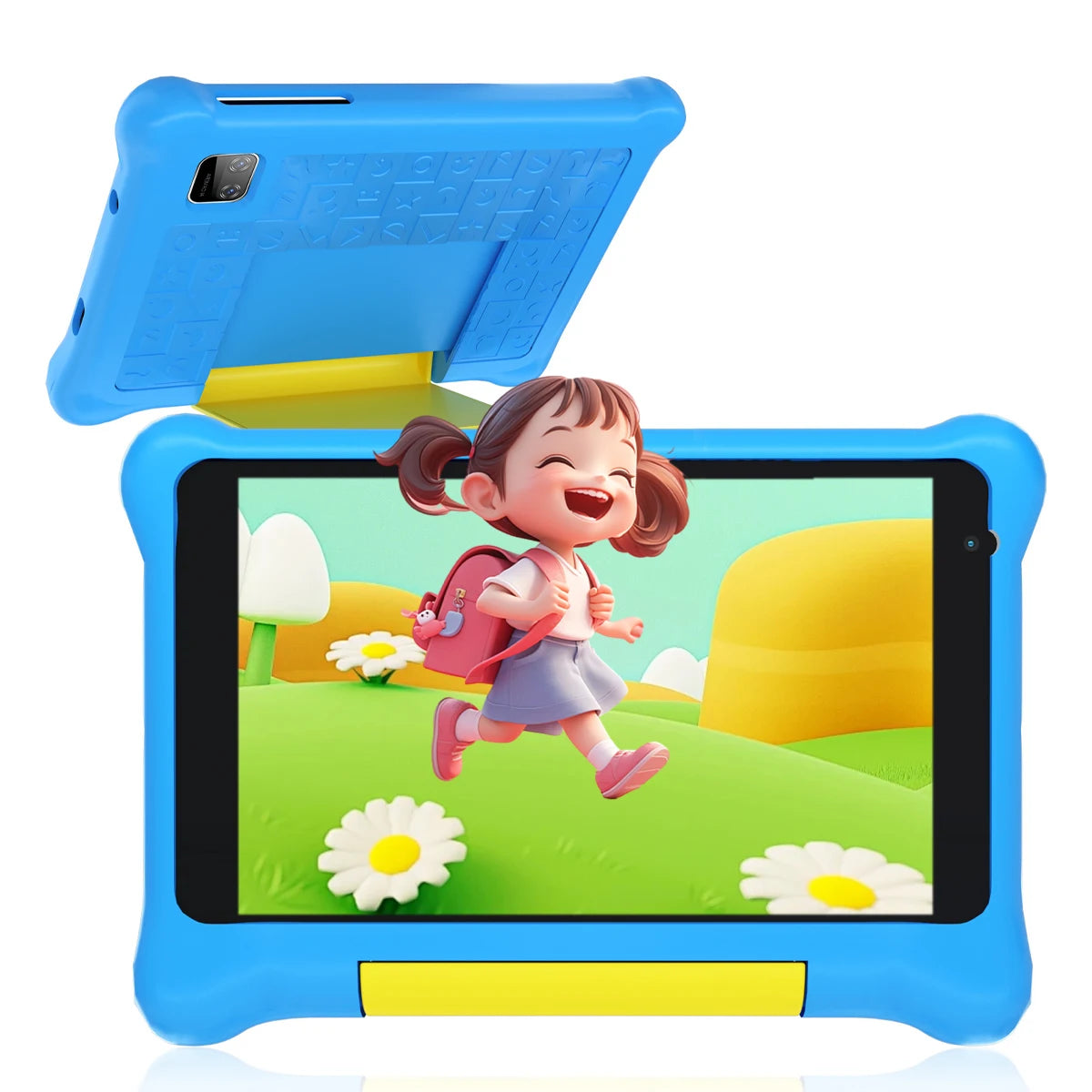 BESTSKI Kids Tablet 7 inch, Allwinner Go Quad Core, 5GB RAM + 32GB ROM, 128GB Expansion, Children Tablet with Parent Control