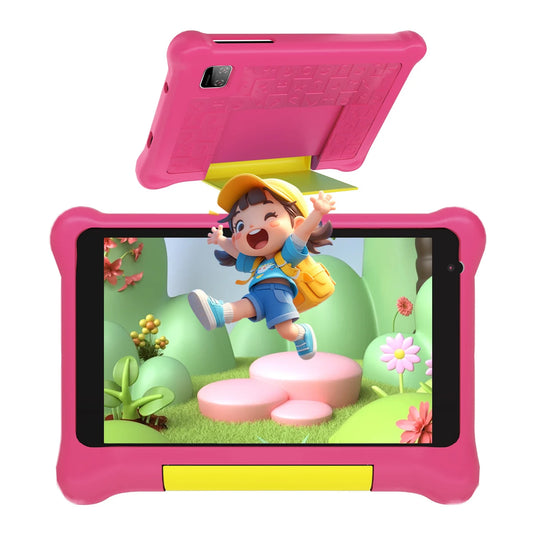 New 7 inch Kid Tablet Android 13 Quad Core 5GB RAM 32GB ROM 128GB Expand WiFi Bluetooth Children's Gift Kids Software Game Pad