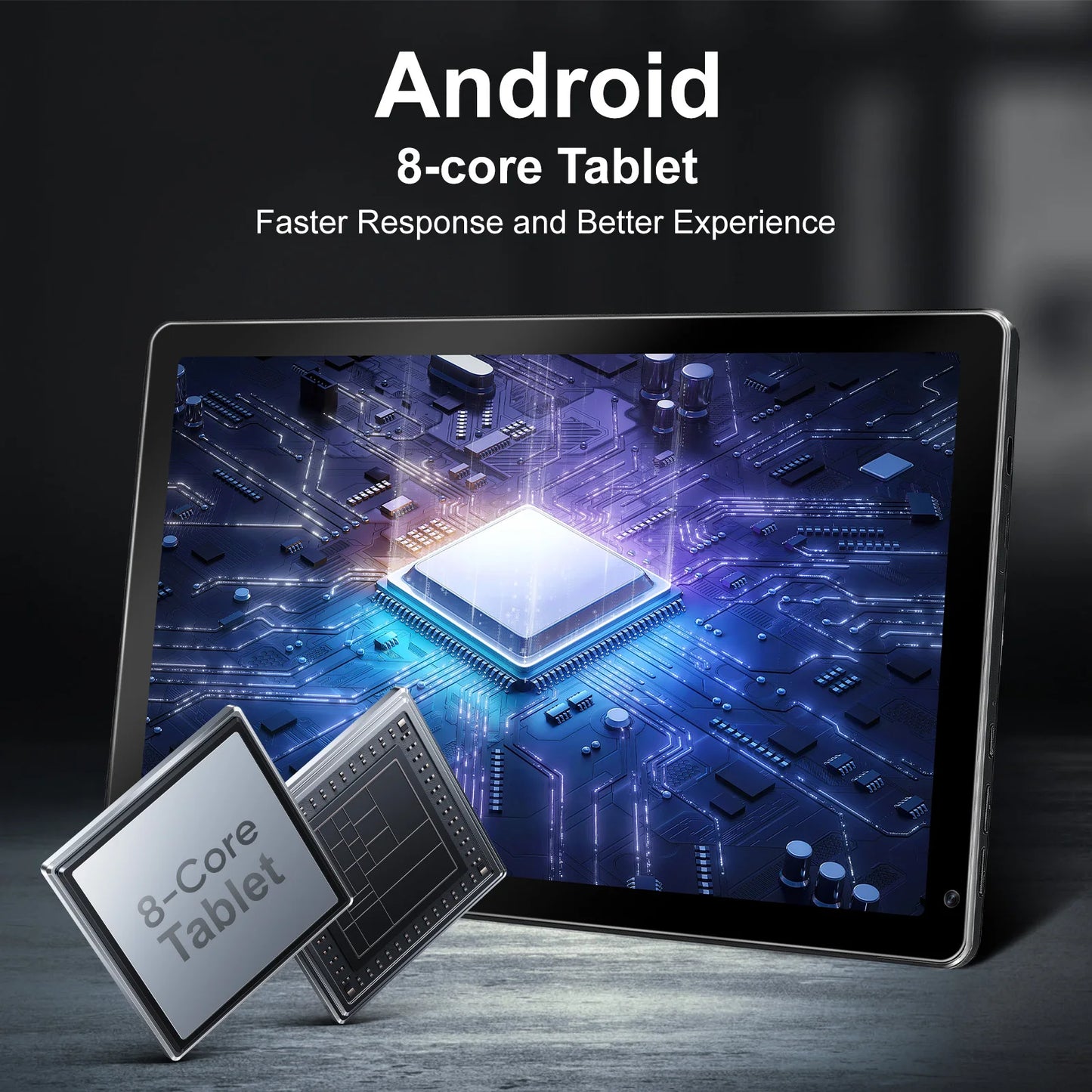 OC101 10.1 inch Tablet  Octa-Core Processor 8GB RAM 128GB ROM 1TB TF Card Expandable Android 13 Tablets HD Touchscreen PC PAD