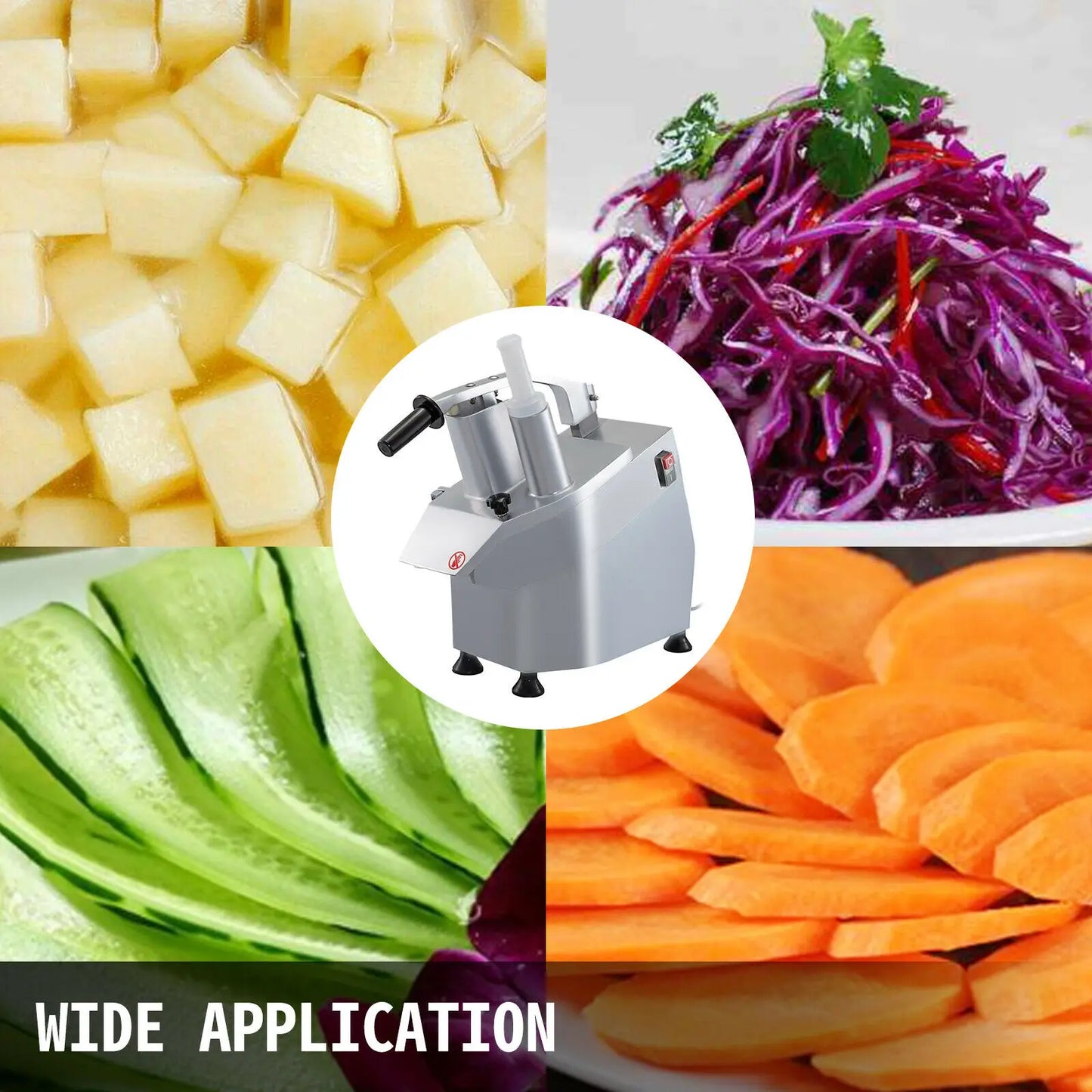 SucceBuy Electric Vegetable Cutter Slicer Chopper Shredder Grinder Pellet Machine Kitchen Tools And Appliances Food Processors