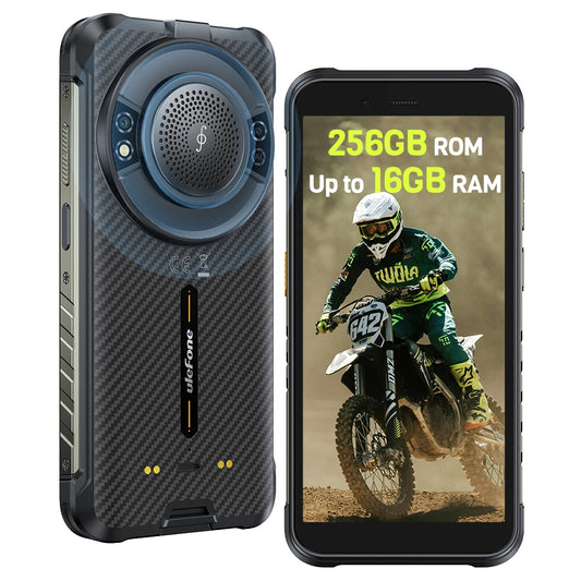 Ulefone RugKing 4G Rugged Phone Android 15 Up to 16GB+256GB Waterproof  9600mAh 50MP Camera NFC Global Smartphone