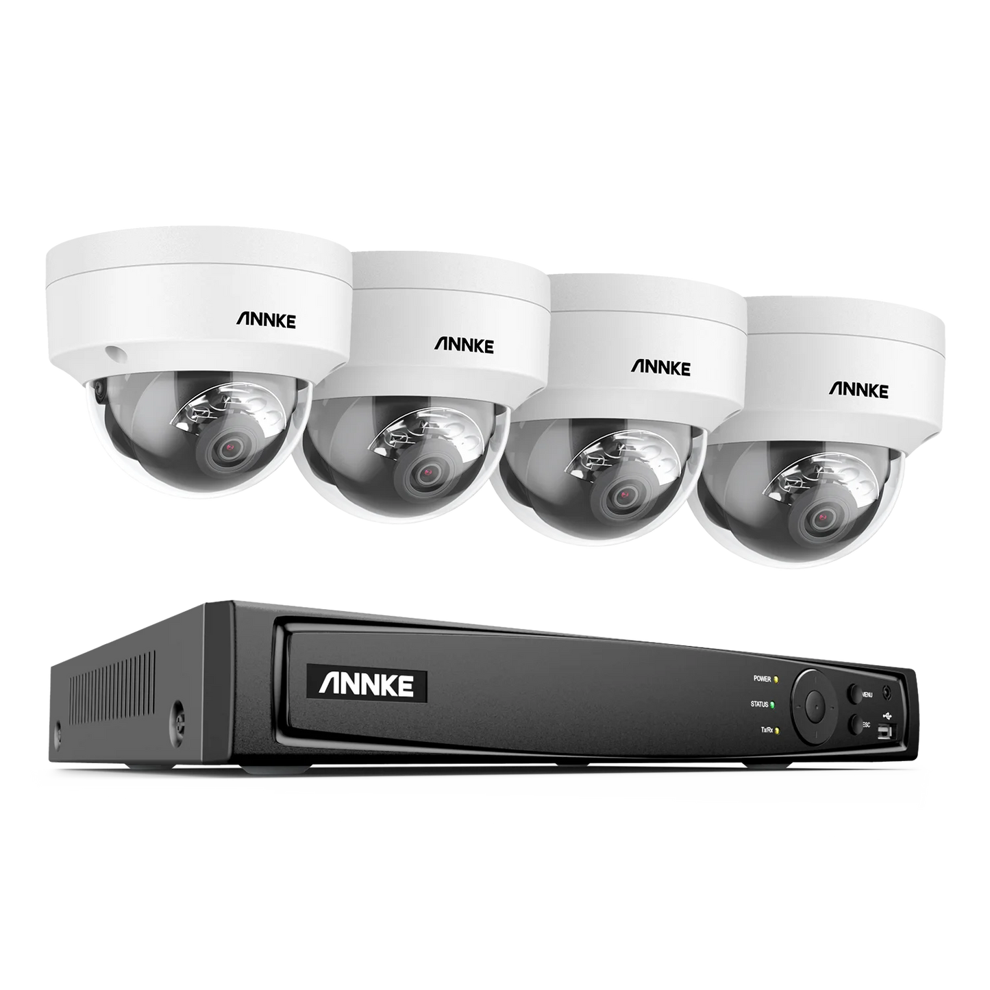 ANNKE H800 4K Ultra HD PoE Network Video Security System 8CH 8MP H.265 Surveillance NVR 4x4K HD IP67 POE CCTV POE IP Cameras Kit