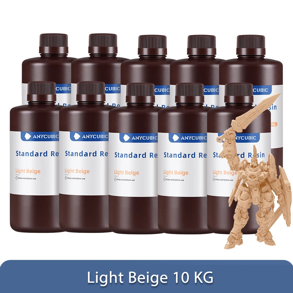 Anycubic 10KG 405nm UV Resin LCD 3D Printer High Precision Photosensitive Resin Printing Material Standard Resin For Photon Mono
