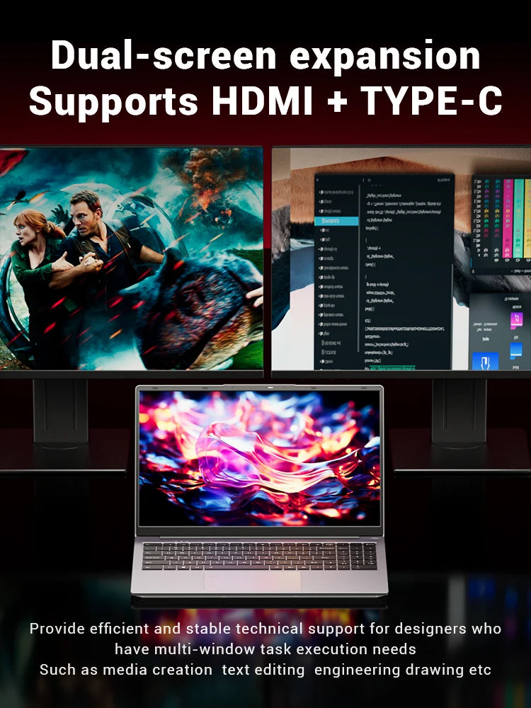 Firebat AS11 Laptop AMD R5 7430u CPU 16GB RAM SSD 512GB Lightweight Business Computer Windows 15.6 Inch Notebook BT5.2 WiFi6