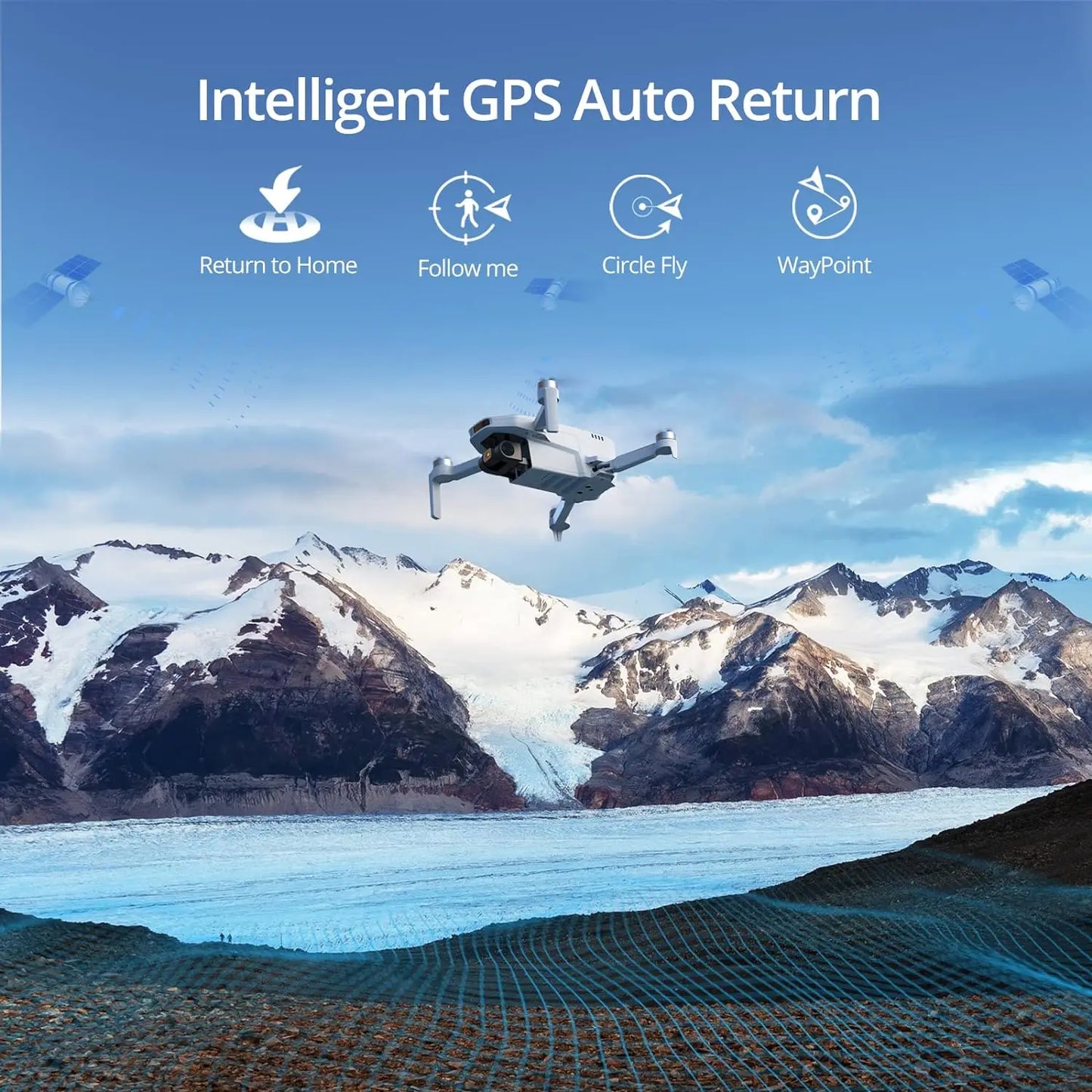 Potensic C0 Single Axis Gimbal 4K GPS Drones Professional Under 249g Max 4-KM for Adults and Beginners ATOM SE