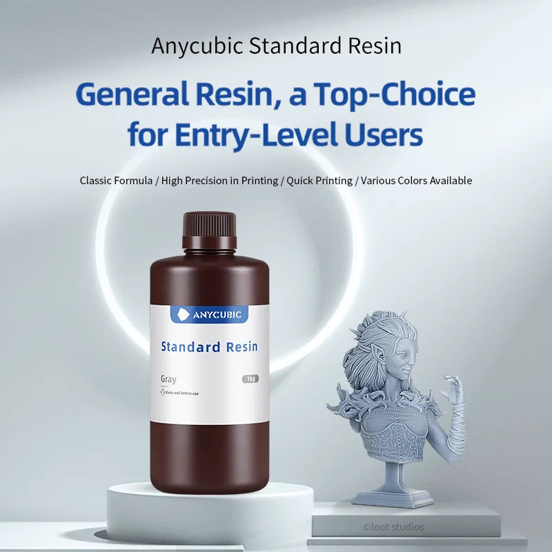 Anycubic 10KG 405nm UV Resin LCD 3D Printer High Precision Photosensitive Resin Printing Material Standard Resin For Photon Mono