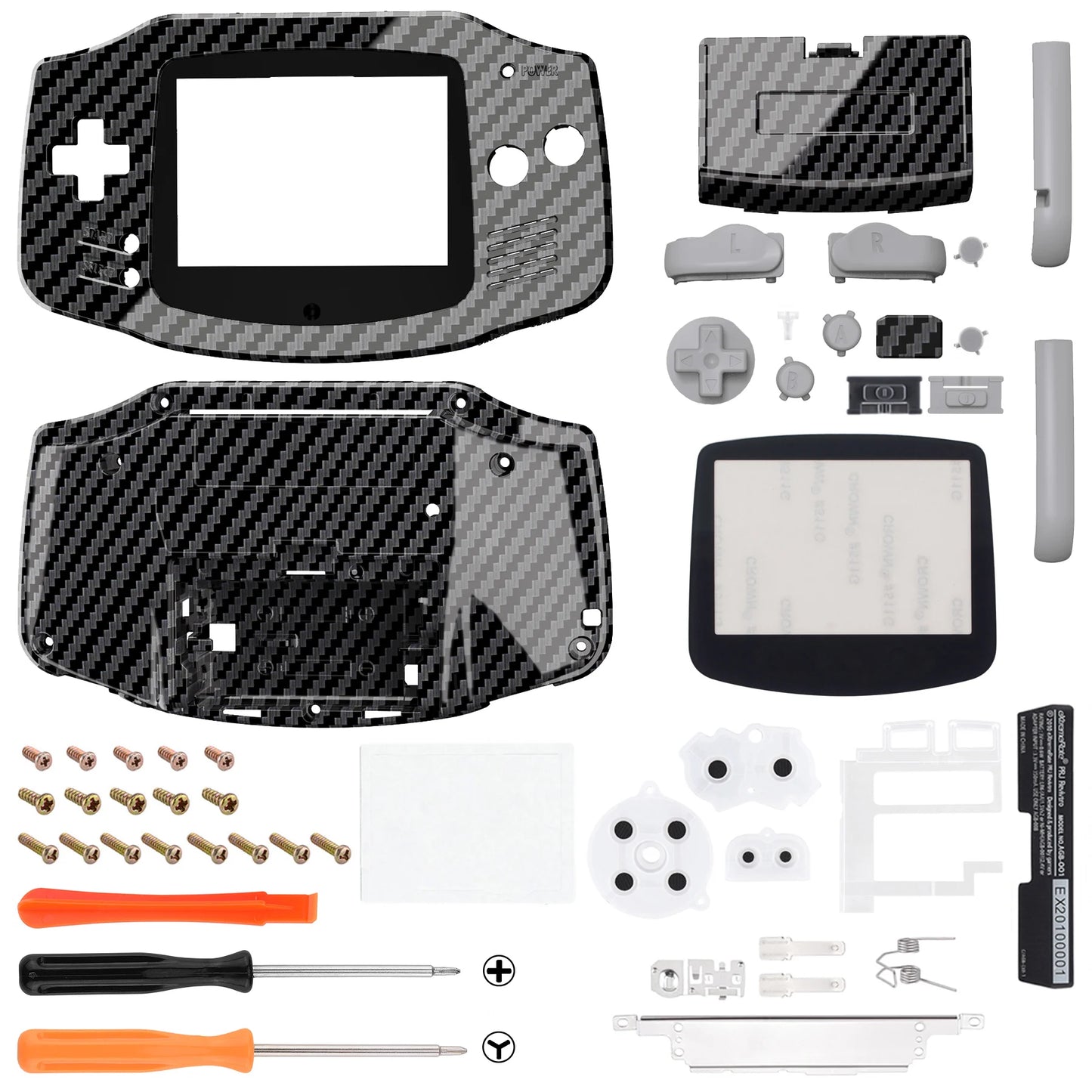 eXtremeRate IPS Ready Upgraded Replacement Shell Full Housing Cover Buttons for Gameboy Advance - for Both IPS & Standard LCD