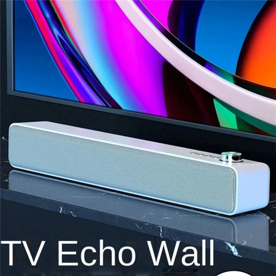 Original Bluetooth Subwoofer Soundbar TV Audio Echo Wall Computer Speaker Home Theater Music Wireless Blueooth Speaker Gift