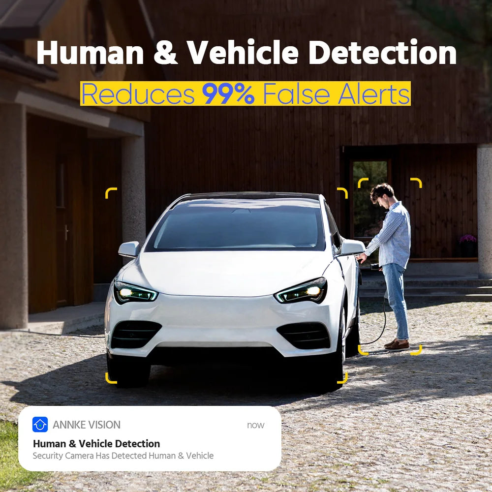 ANNKE H800 4K Ultra HD PoE Network Video Security System 8CH 8MP H.265 Surveillance NVR 4x4K HD IP67 POE CCTV POE IP Cameras Kit