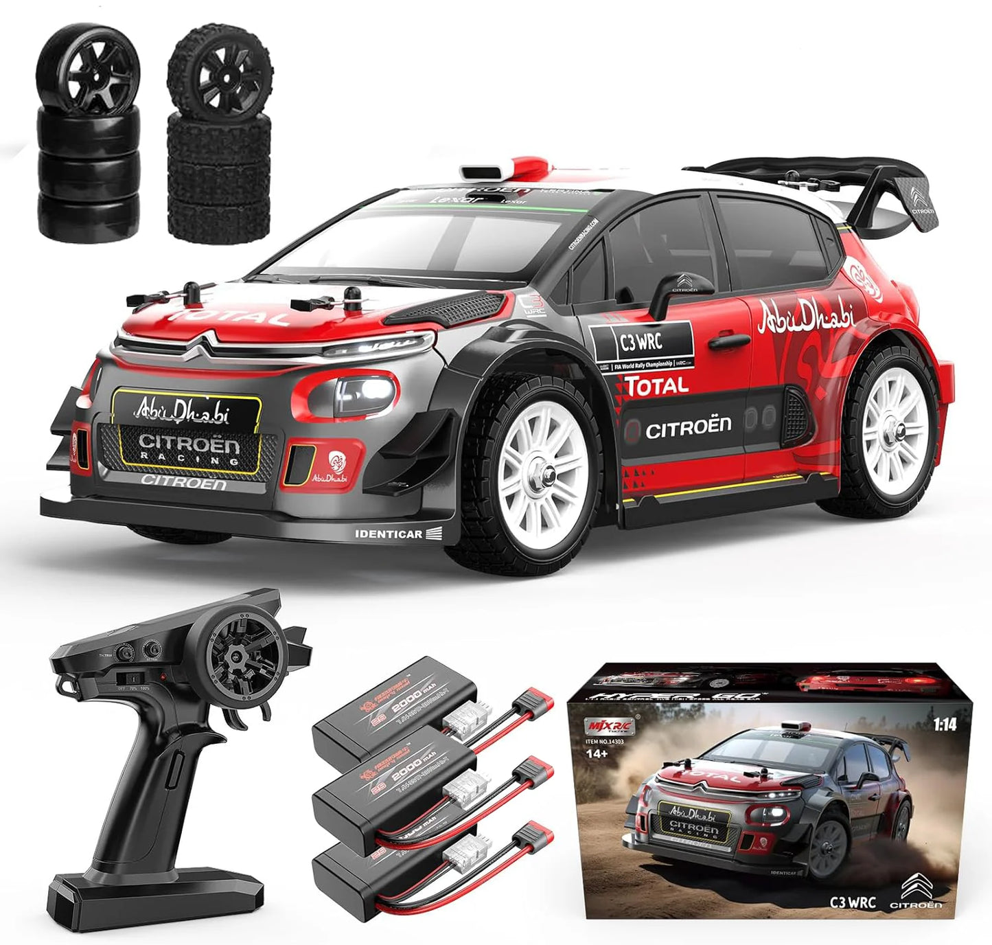 MJX Hyper Go 14303 1/14 4WD RC Drift Car 65km/h Brushless 2.4G Remote Control Car 4WD Off-road High Speed RC Cars Truck Toys