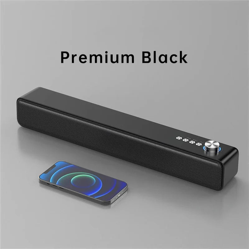 Original Bluetooth Subwoofer Soundbar TV Audio Echo Wall Computer Speaker Home Theater Music Wireless Blueooth Speaker Gift