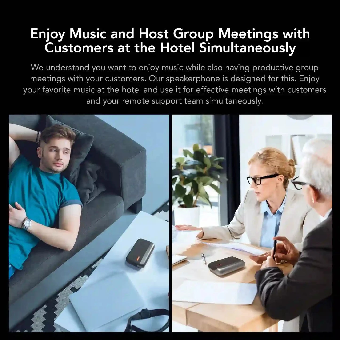 A15 Portable Mini Bluetooth Speakerphone Audio System Sound for Home Office Trip on PC/laptop/smartphone/tablet