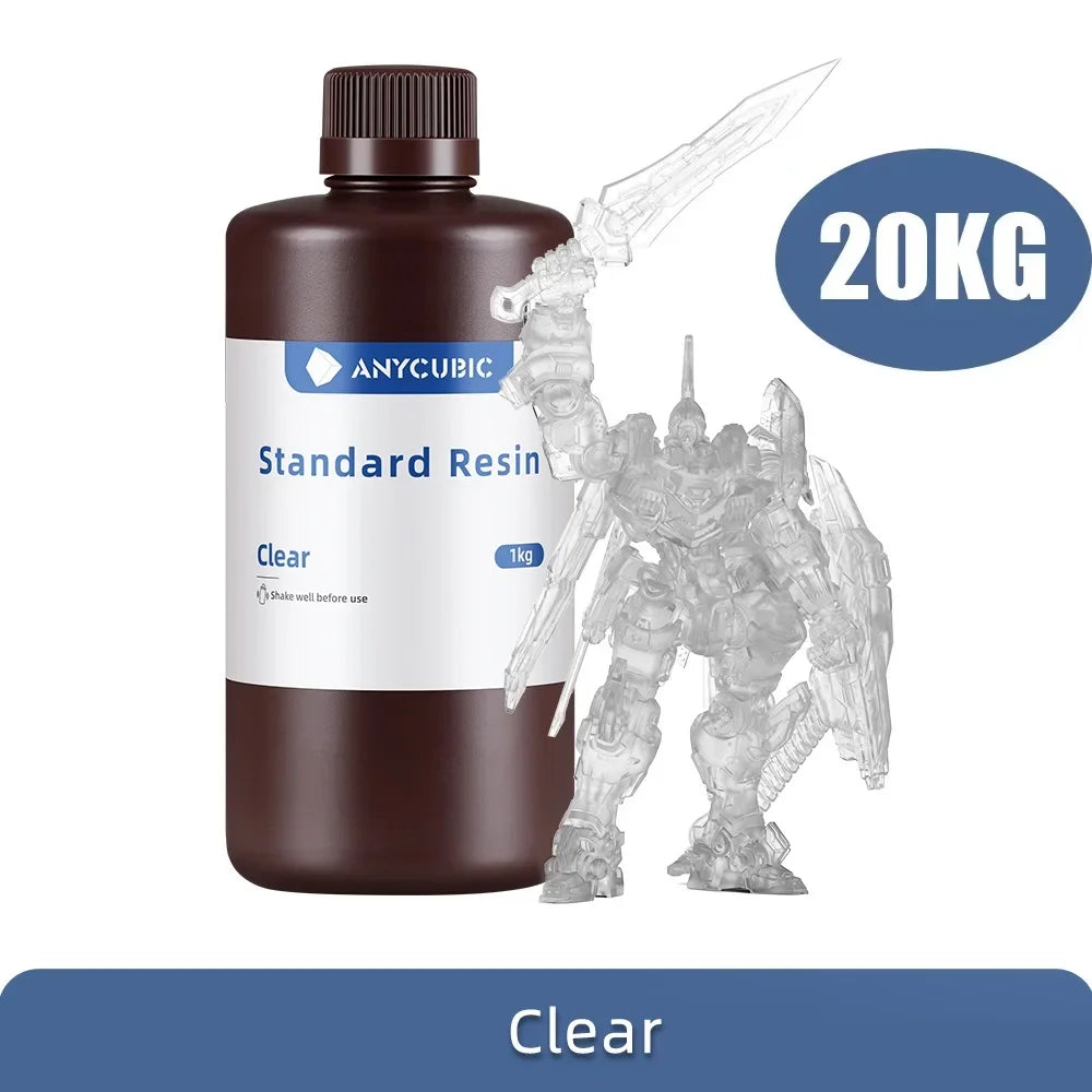 Anycubic 10KG 405nm UV Resin LCD 3D Printer High Precision Photosensitive Resin Printing Material Standard Resin For Photon Mono