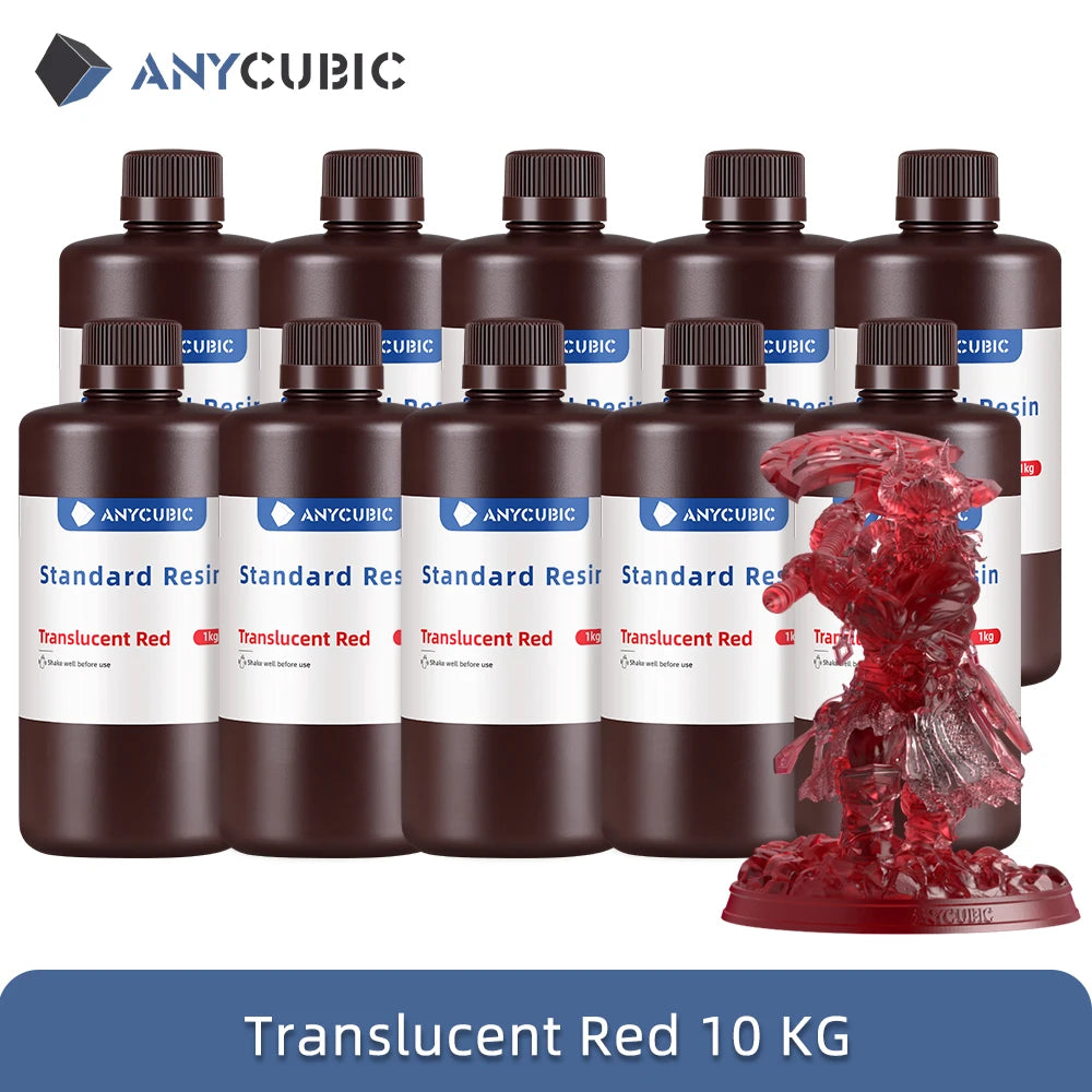 Anycubic 10KG 405nm UV Resin LCD 3D Printer High Precision Photosensitive Resin Printing Material Standard Resin For Photon Mono