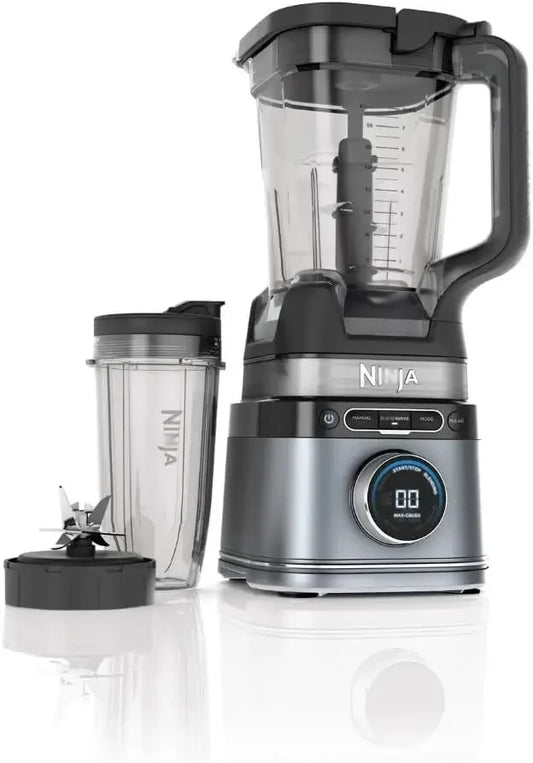 Detect Power Blender + Personal Single-Serve, BlendSense Technology, Kitchen Countertop, Silver - Blend And Enjoy Your Favorite
