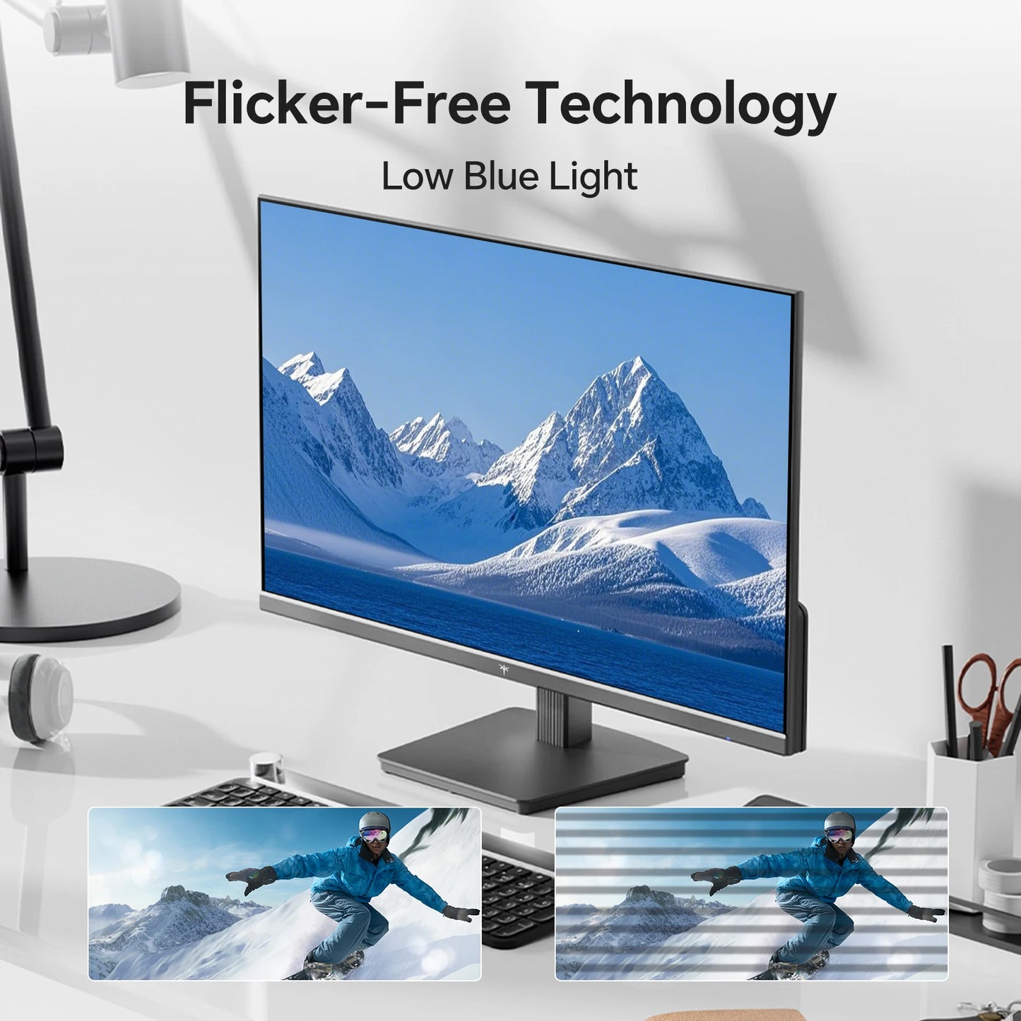 KTC 27 Inch Computer Monitor - QHD (2560 x 1440) Display, Up to 120Hz Monitor, IPS Panel H27D9