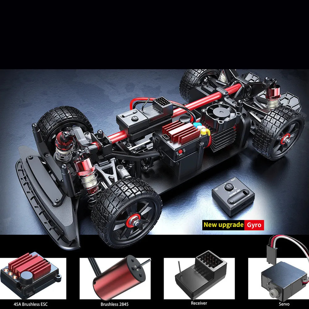 MJX 14301 14302 14303 1/14 RC Car 55km/h Brushless HYPER GO 2.4G Remote Control 4WD Off-road High Speed RC Car Truck Hobby Toy