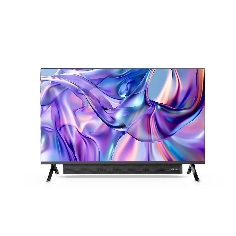 KONKA 32" Smart TV Tizen OS Powered By SAMSUNG Built-in 30W Soundbar HDR10 V-Max Display Theater Audio Dynamic Sound 1Y Warranty
