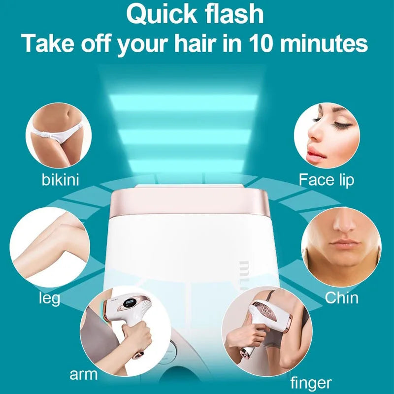 MLAY T4 Laser Hair Removal Device Ice Cold Full Body Bikini Epilation Flashes 500000 IPL Hair Removal Painless Dropshipping
