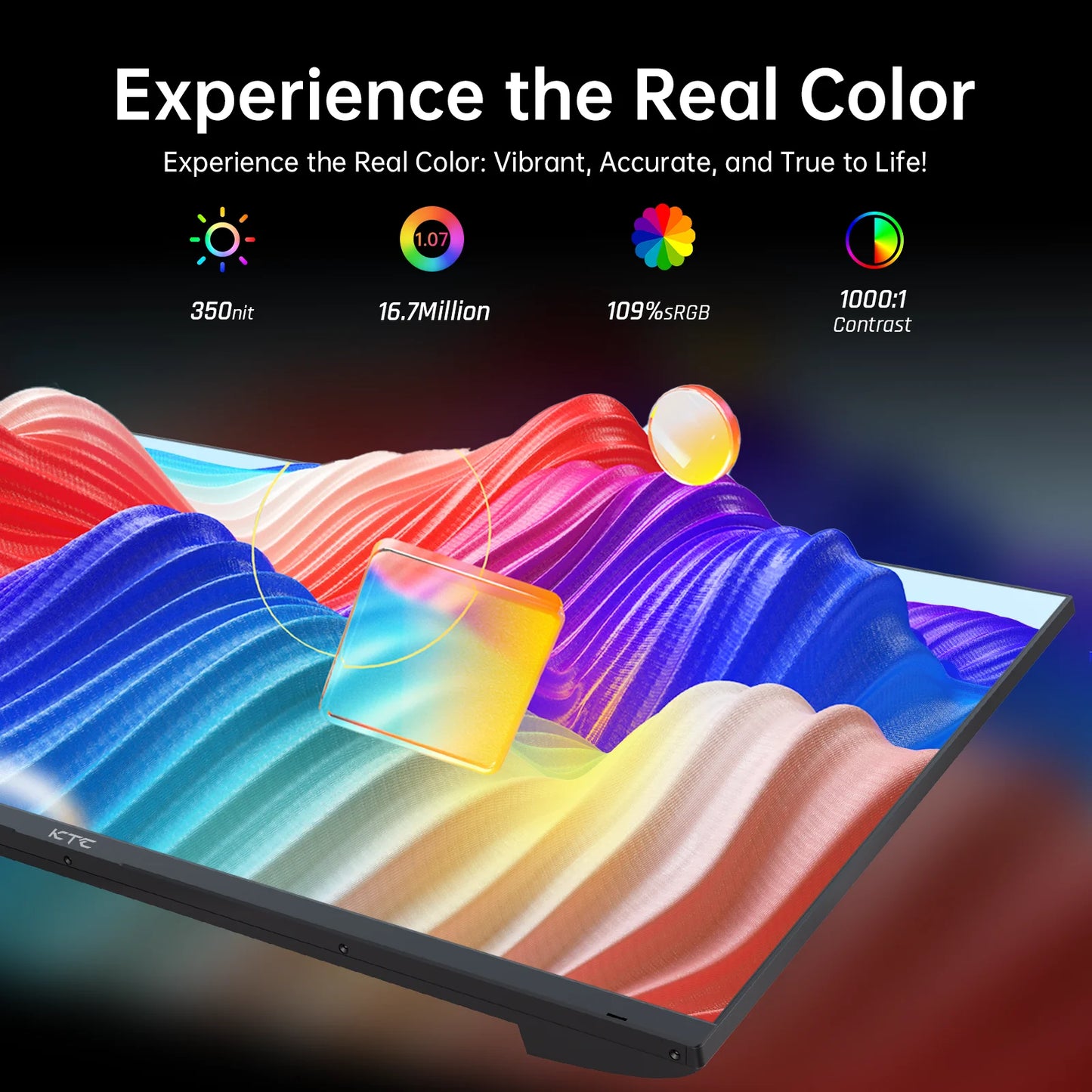 KTC 32 Inch 2K Computer Monitor, IPS 1440p Monitor with Ultra-Thin Bezels, HDR10, Freesync/G-sync, HDMI/DP Ports