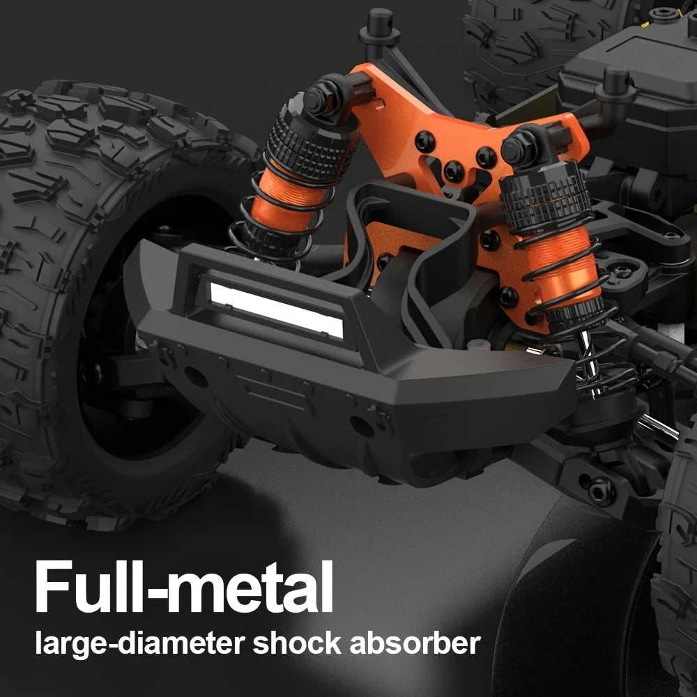 JIUSI MT14R 1/14 RC Racing Car 3S 35C 2200mAh 80km/h Brushless Motor 2.4G Remote Control 4WD   Off-road RC Trucks Toys