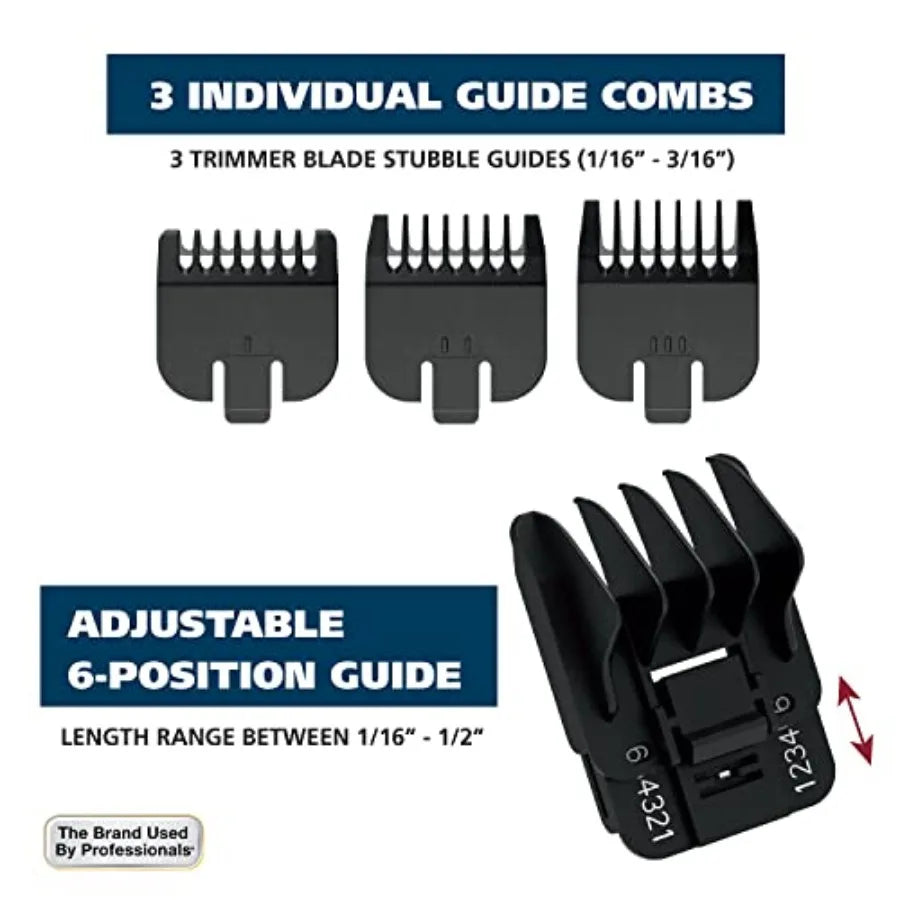 Rechargeable Lithium Ion All in One Beard Trimmer for Men with Detail and Ear se Hair Trimmer Attachment Model 9854600