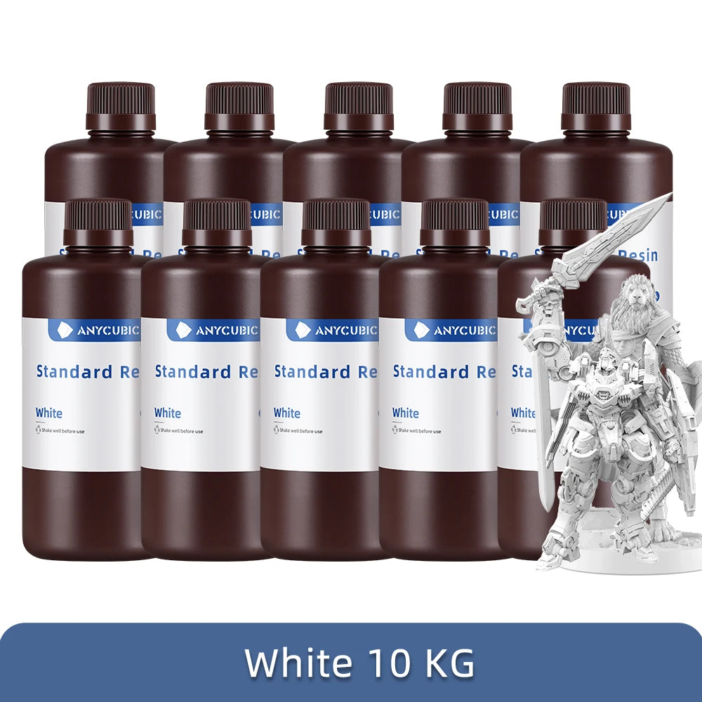 Anycubic 10KG 405nm UV Resin LCD 3D Printer High Precision Photosensitive Resin Printing Material Standard Resin For Photon Mono