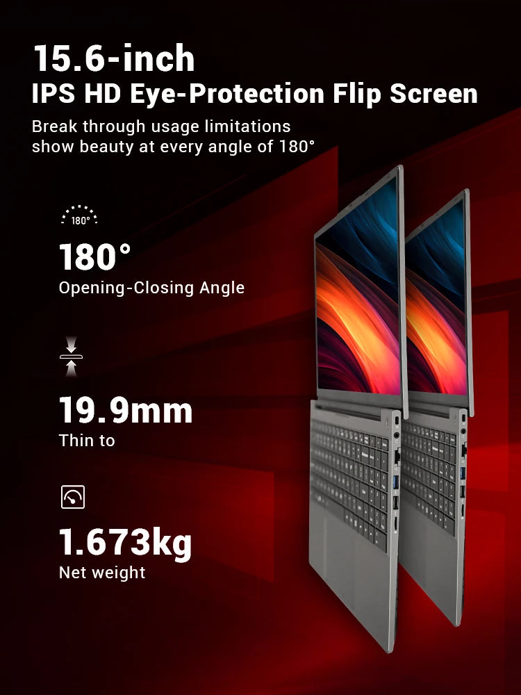 Firebat AS11 Laptop AMD R5 7430u CPU 16GB RAM SSD 512GB Lightweight Business Computer Windows 15.6 Inch Notebook BT5.2 WiFi6