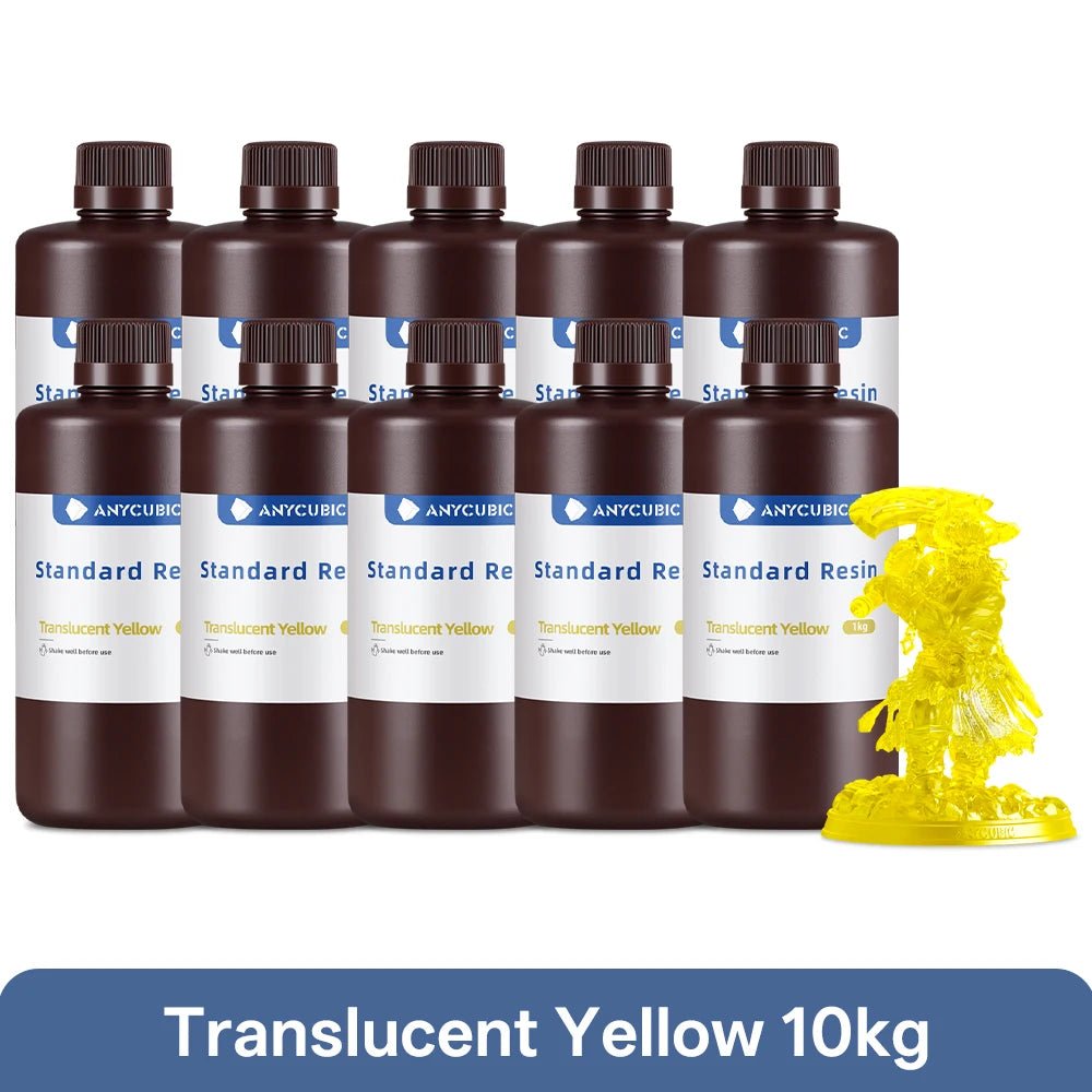 Anycubic 10KG 405nm UV Resin LCD 3D Printer High Precision Photosensitive Resin Printing Material Standard Resin For Photon Mono