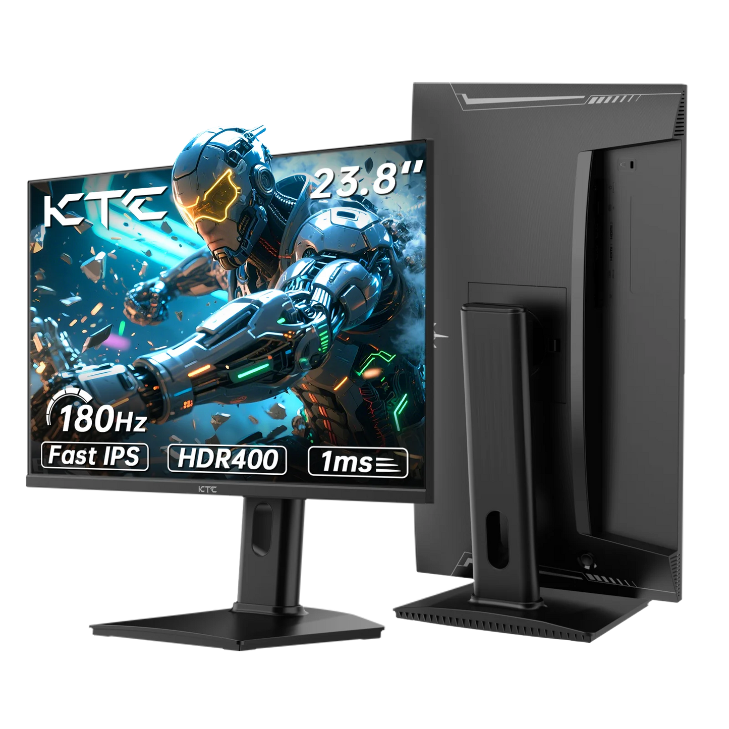 KTC 24 Inch Gaming Monitor 180Hz - 2K 1440P Computer Monitors, Fast IPS Monitor with HDR 400 H24T7
