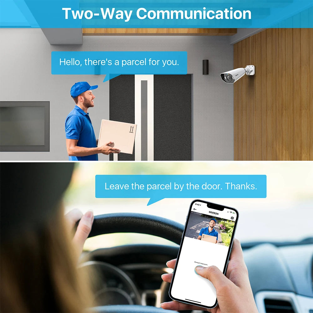 ZOSI Security Camera System 16CH 8MP Ultra HD POE NVR Kit CCTV Audio AI Face Detection Outdoor Video Surveillance IP Camera Set