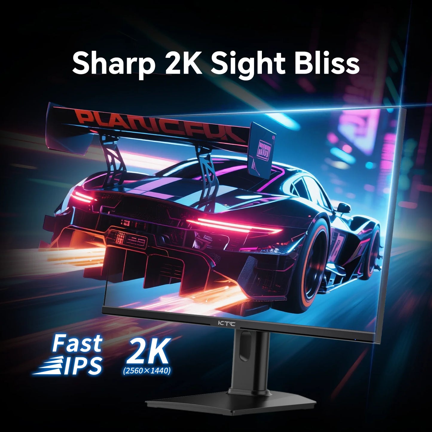 KTC 24 Inch Gaming Monitor 180Hz - 2K 1440P Computer Monitors, Fast IPS Monitor with HDR 400 H24T7