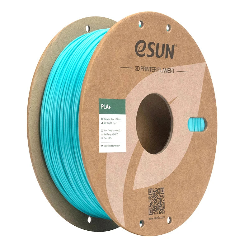 eSUN 3D Printer Filament PLA+ 1.75mm Dimensional Accuracy +/- 0.03mm 1KG (2.2 LBS) Spool 3D Printing Material For 3D Printers