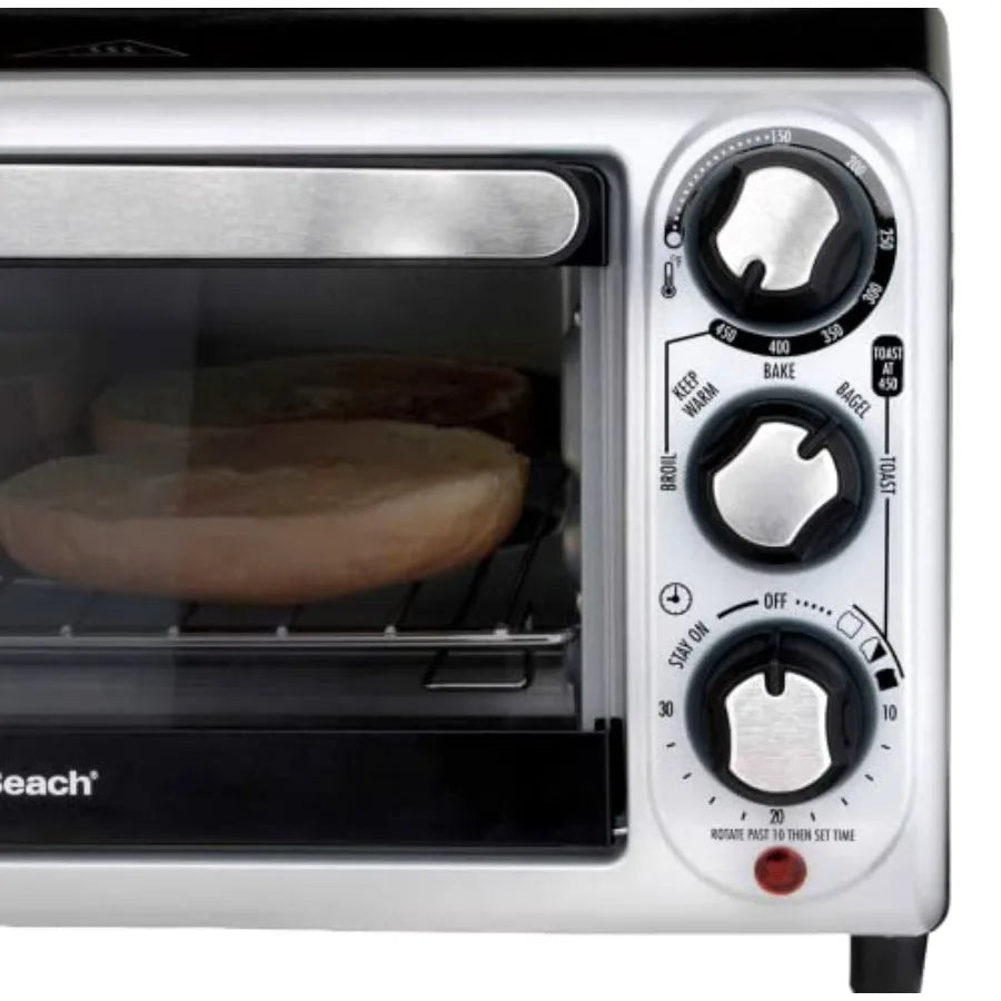 Compact 31142 Toaster Oven in Silver for Efficient Home Baking and Heating Ideal for Small Kitchens and Quick Meal Preparation