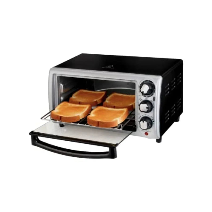 Compact 31142 Toaster Oven in Silver for Efficient Home Baking and Heating Ideal for Small Kitchens and Quick Meal Preparation