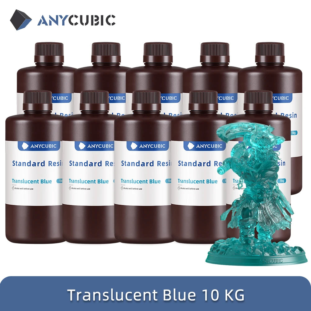 Anycubic 10KG 405nm UV Resin LCD 3D Printer High Precision Photosensitive Resin Printing Material Standard Resin For Photon Mono
