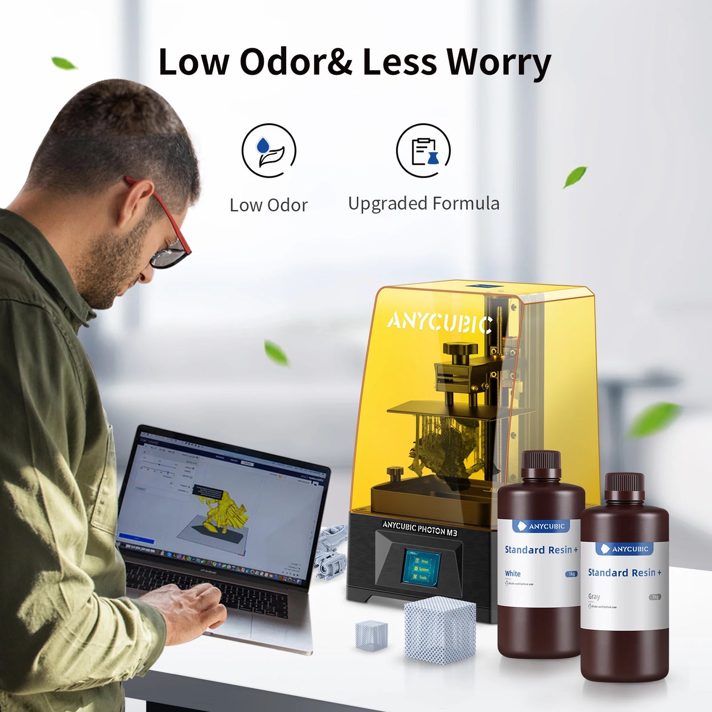 Anycubic 10KG 405nm UV Resin LCD 3D Printer High Precision Photosensitive Resin Printing Material Standard Resin For Photon Mono