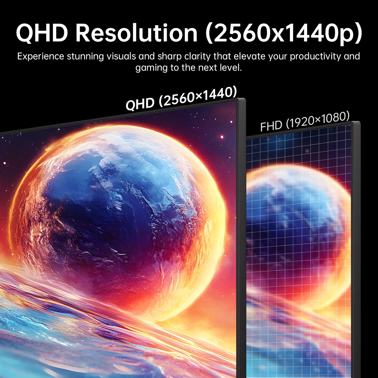 KTC 32 Inch 2K Computer Monitor, IPS 1440p Monitor with Ultra-Thin Bezels, HDR10, Freesync/G-sync, HDMI/DP Ports