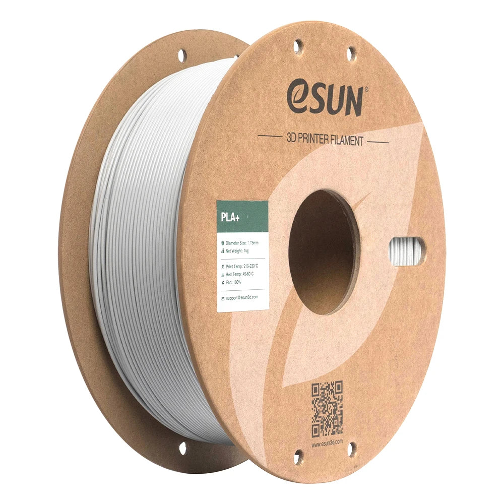 eSUN 3D Printer Filament PLA+ 1.75mm Dimensional Accuracy +/- 0.03mm 1KG (2.2 LBS) Spool 3D Printing Material For 3D Printers