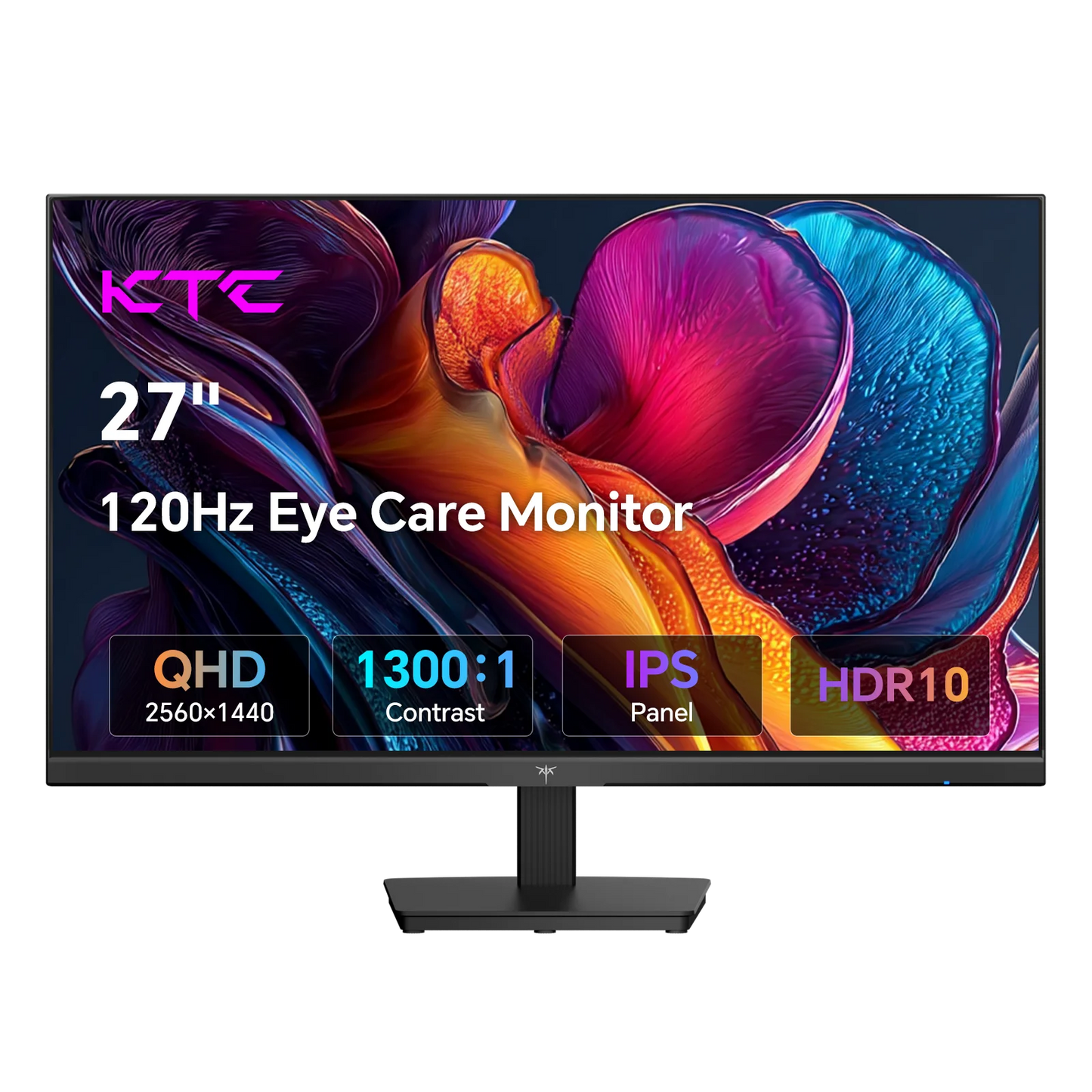 KTC 27 Inch Computer Monitor - QHD (2560 x 1440) Display, Up to 120Hz Monitor, IPS Panel H27D9
