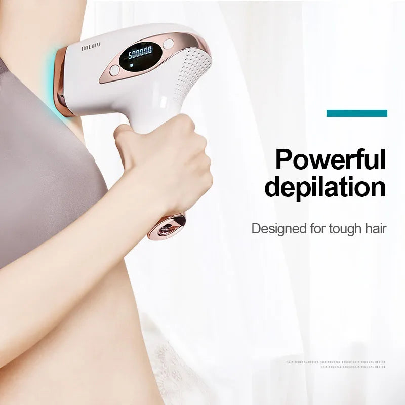 MLAY T4 Laser Hair Removal Device Ice Cold Full Body Bikini Epilation Flashes 500000 IPL Hair Removal Painless Dropshipping