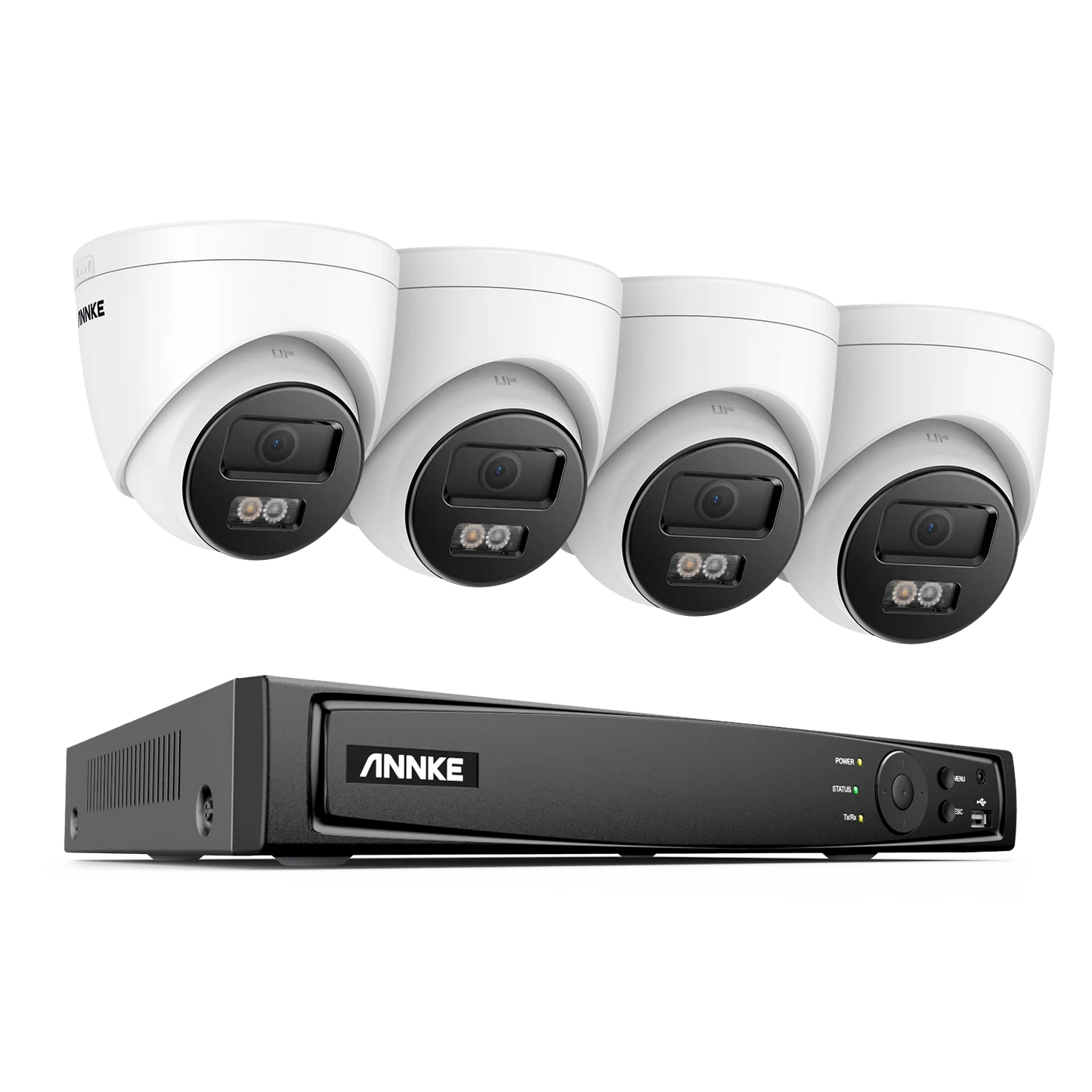 ANNKE H800 4K Ultra HD PoE Network Video Security System 8CH 8MP H.265 Surveillance NVR 4x4K HD IP67 POE CCTV POE IP Cameras Kit