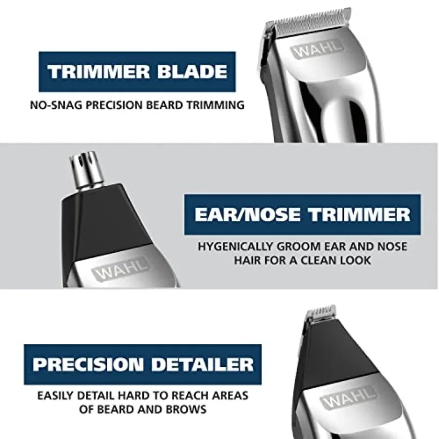 Rechargeable Lithium Ion All in One Beard Trimmer for Men with Detail and Ear se Hair Trimmer Attachment Model 9854600